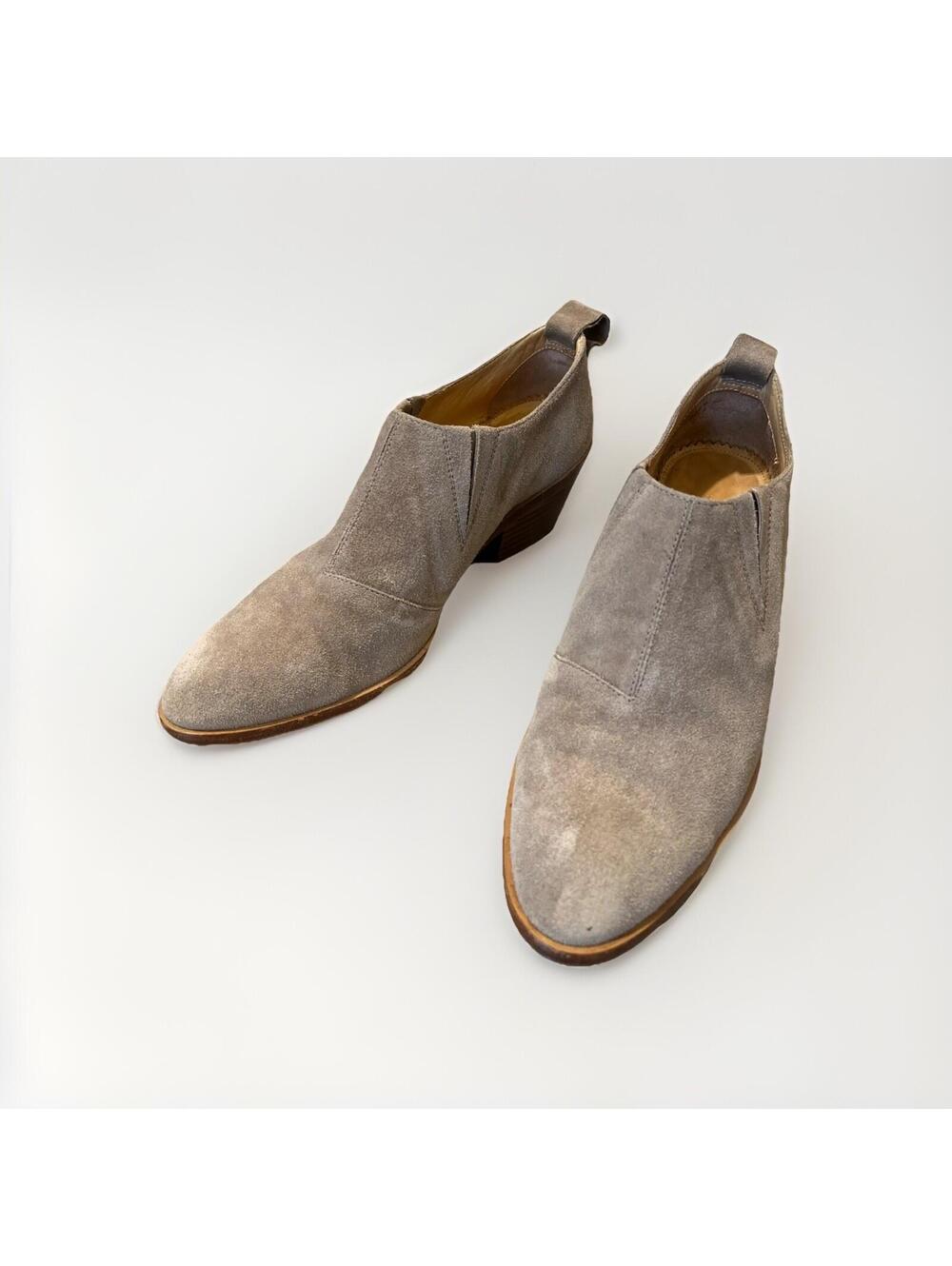 RAG AND BONE THOMPSON LADIES SUEDE ANKLE GREY BOOTS IT39/US9 MADE ITALY RP$500